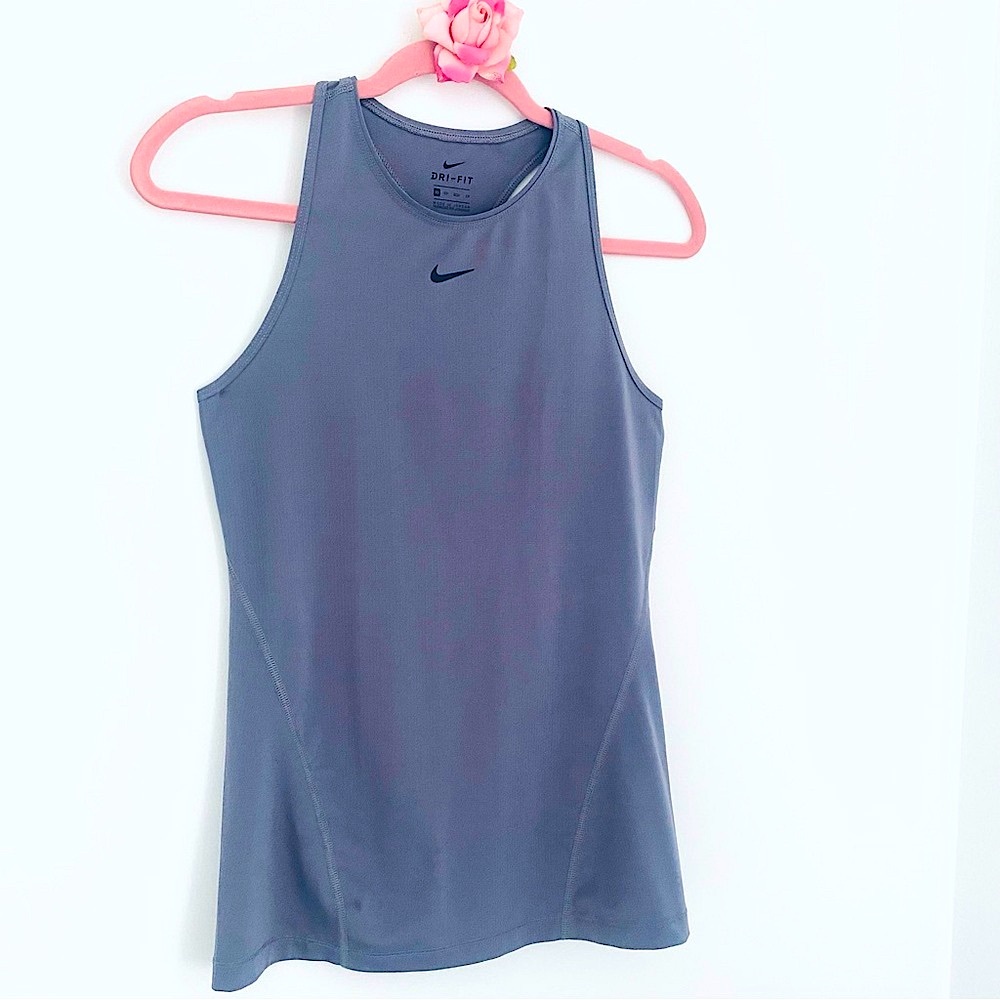 💕Nike Grey Dri-Fit Racerback Sports Tank Top SZ XS - Picture 6 of 7